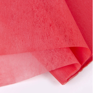 Non Woven Flower Wrapping Paper Red 33 Sheets